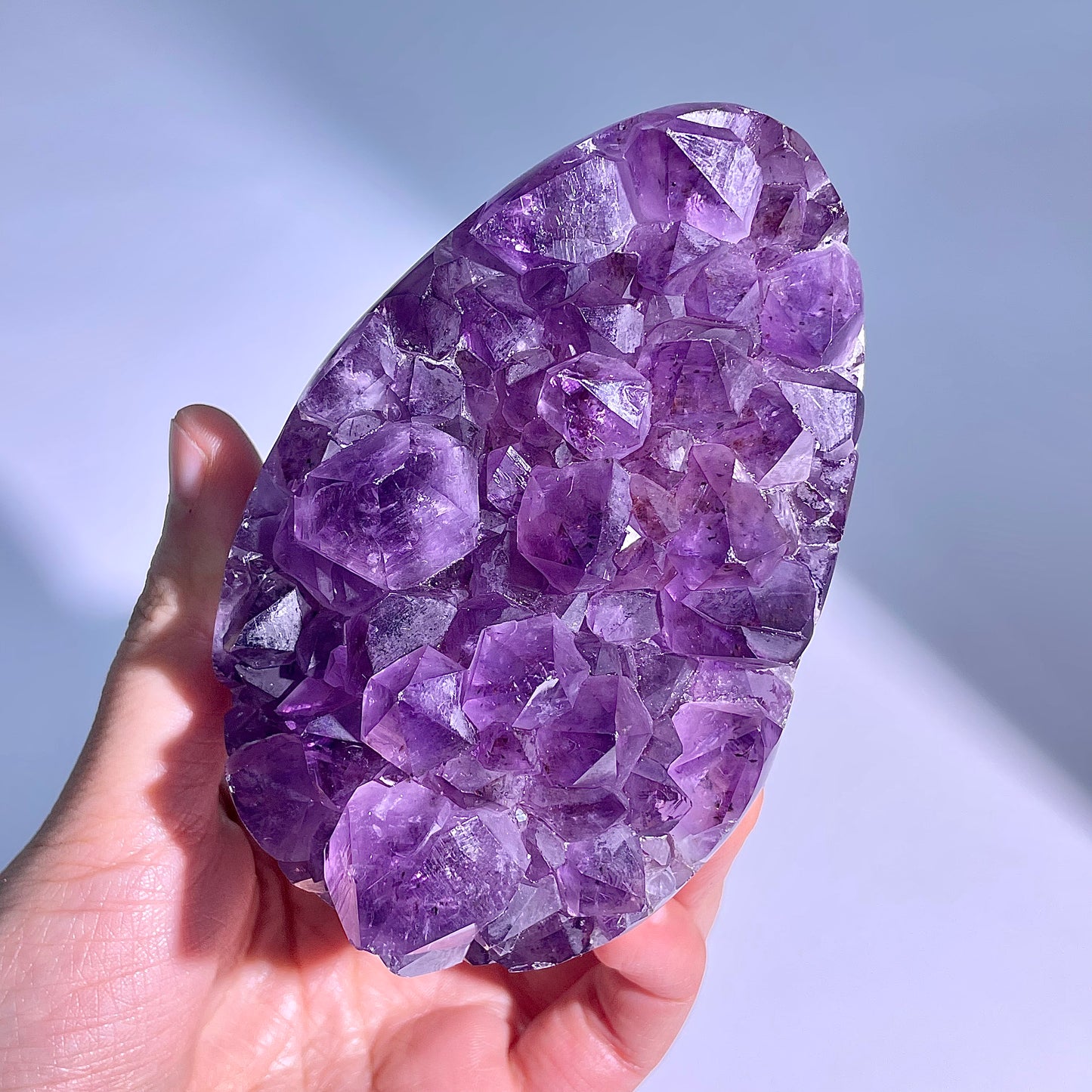 A61◇アメジスト　クリスター◇107×67×55mm◇天然石・鉱物・パワーストーン