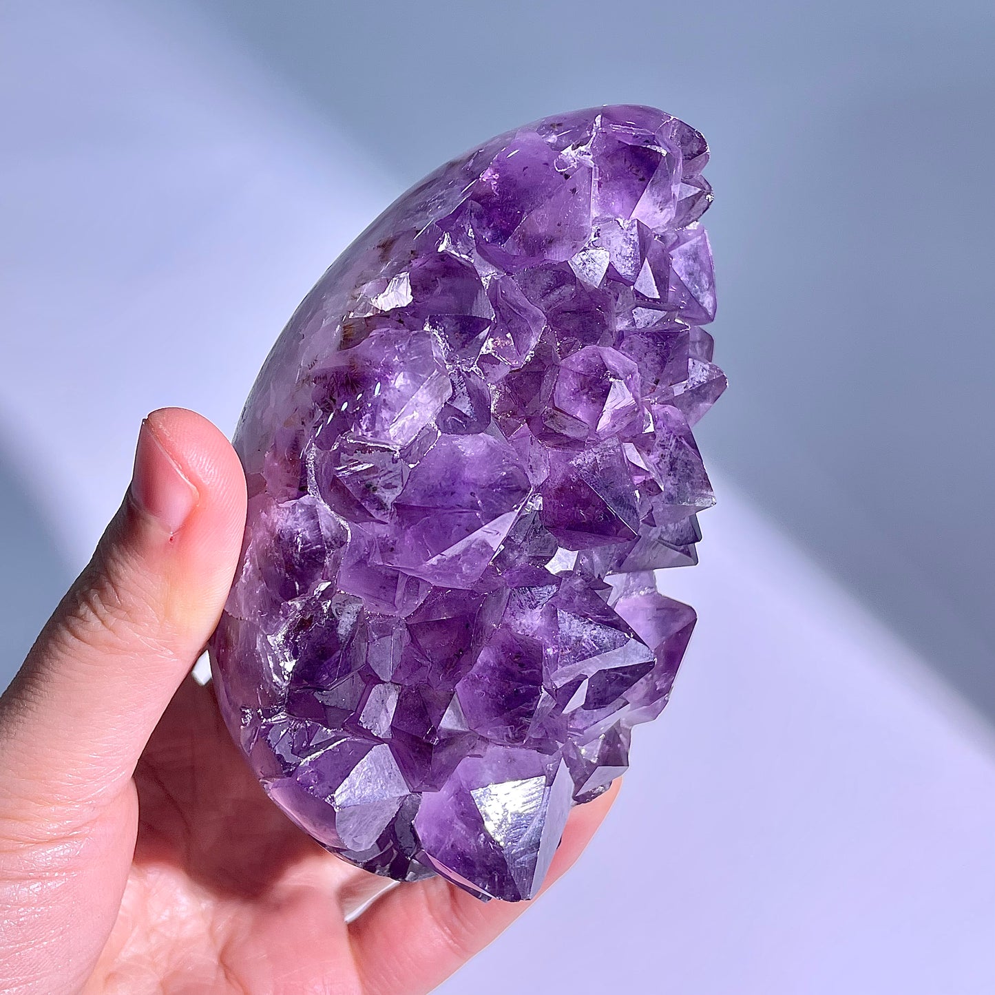 A61◇アメジスト　クリスター◇107×67×55mm◇天然石・鉱物・パワーストーン