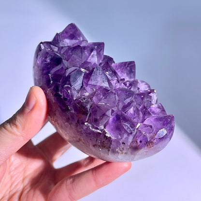 A61◇アメジスト　クリスター◇107×67×55mm◇天然石・鉱物・パワーストーン