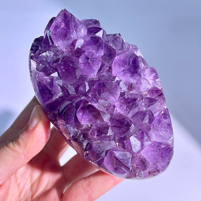 A61◇アメジスト　クリスター◇107×67×55mm◇天然石・鉱物・パワーストーン