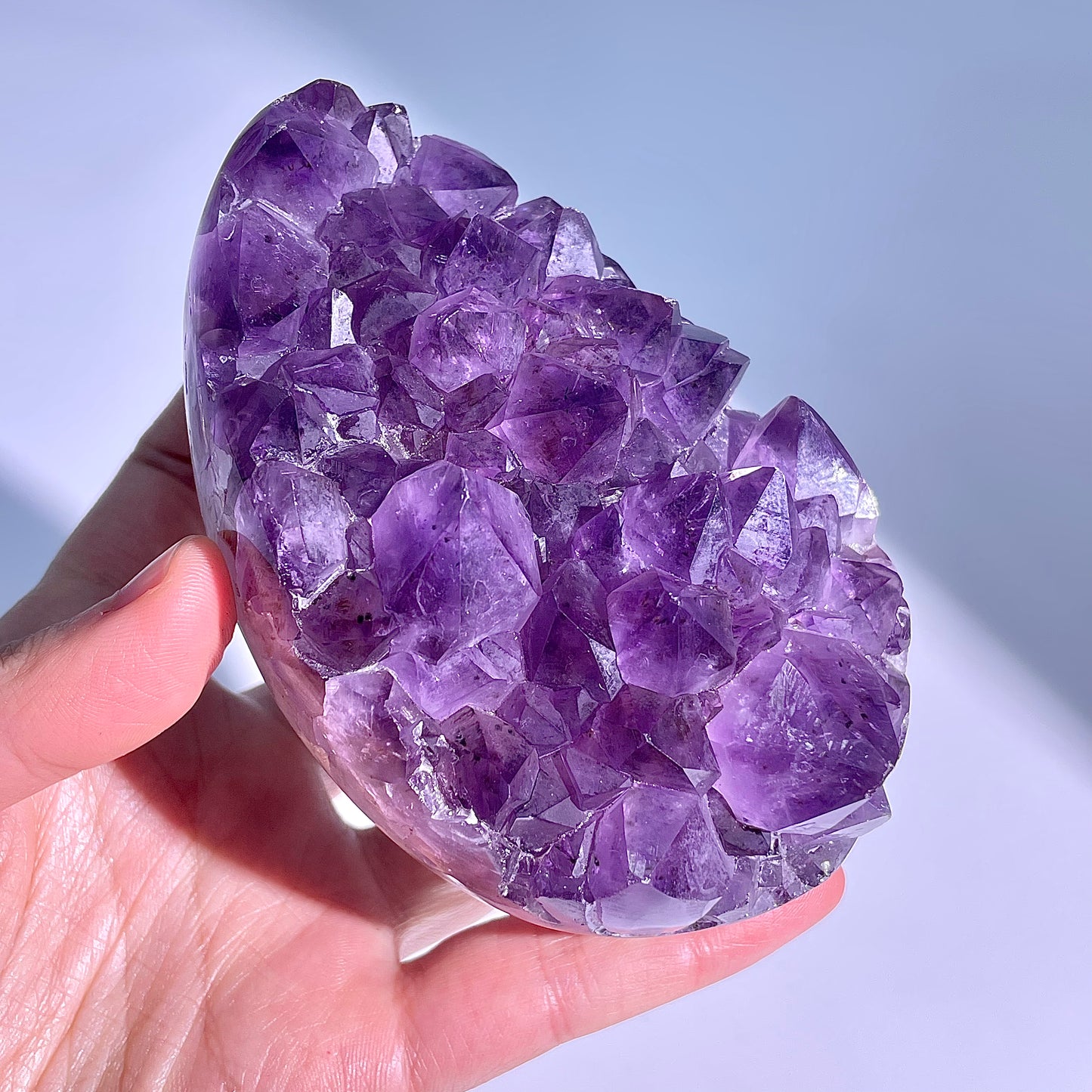 A61◇アメジスト　クリスター◇107×67×55mm◇天然石・鉱物・パワーストーン