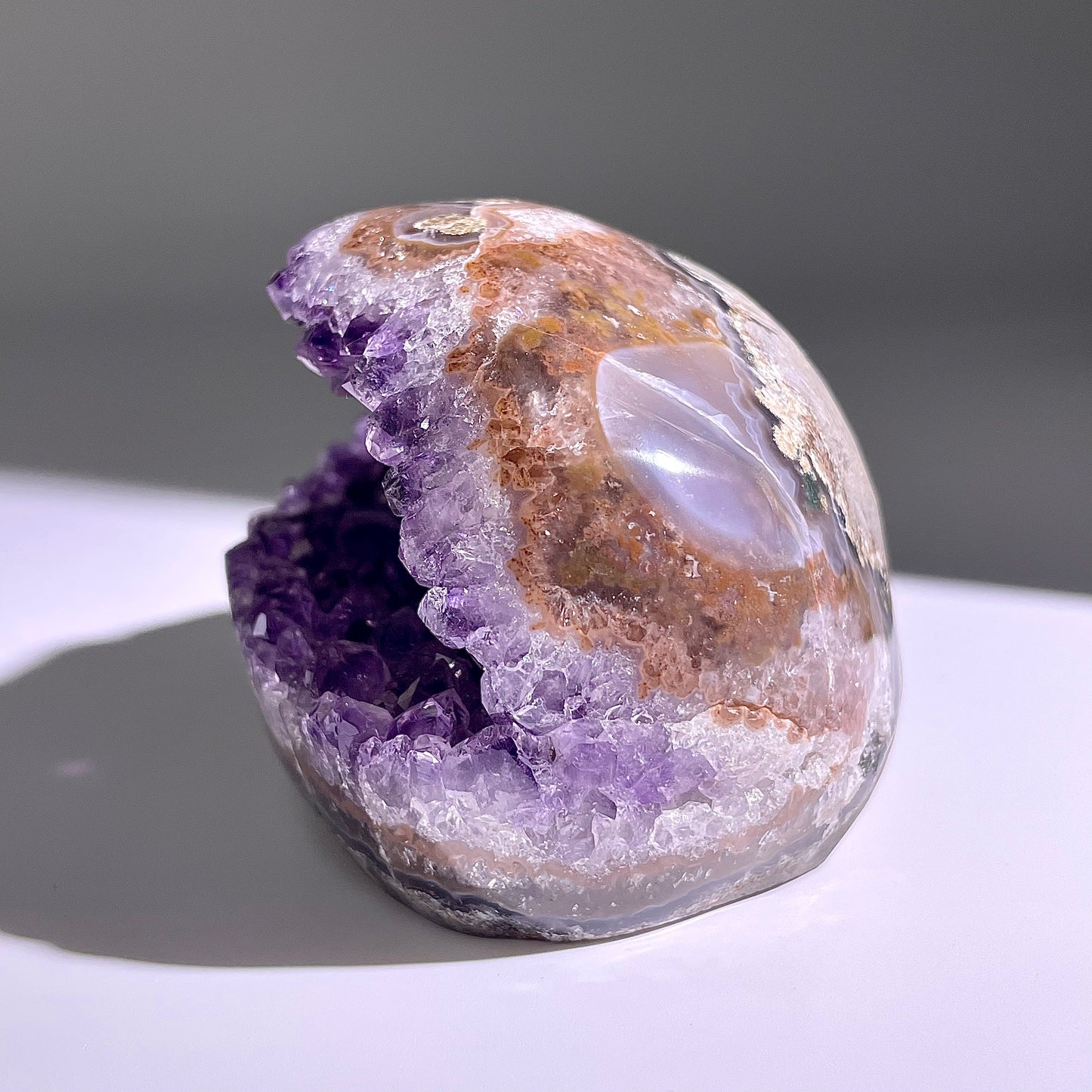 A91◇１点物◇アメジスト　クリスター◇110×75×83mm◇天然石・鉱物・パワーストーン