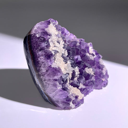 A92◇１点物◇アメジスト　クリスター◇100×70×43mm◇天然石・鉱物・パワーストーン