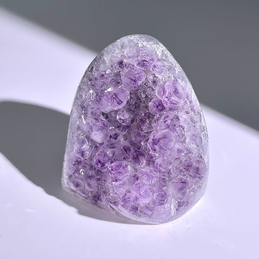 A107◇１点物◇アメジスト　クリスター◇66×57×46mm◇天然石・鉱物・パワーストーン