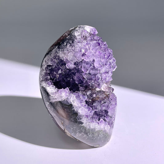 A110◇１点物◇アメジスト　クリスター◇76×49×30mm◇天然石・鉱物・パワーストーン