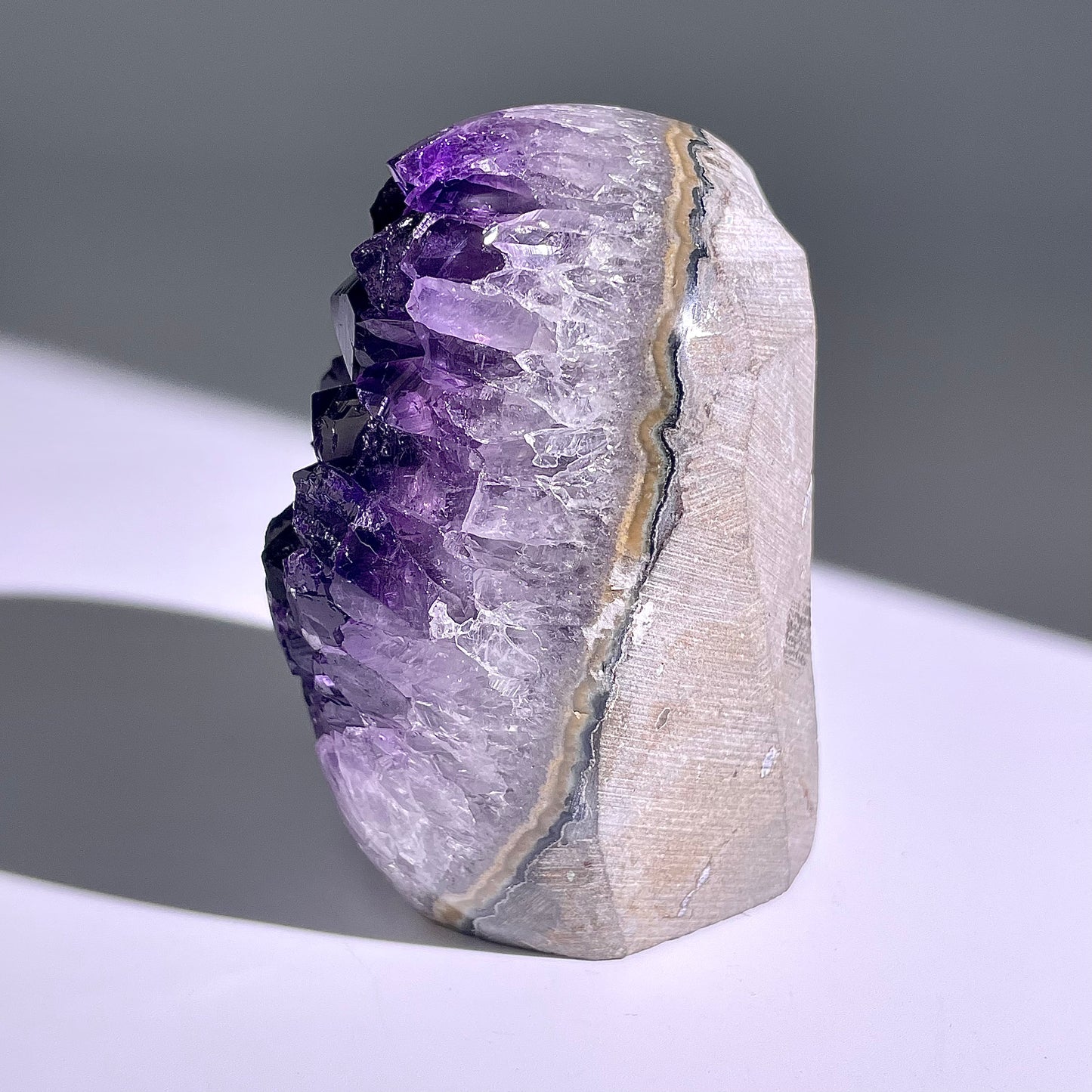 A121◇１点物◇アメジスト　クリスター◇74×61×45mm◇天然石・鉱物・パワーストーン