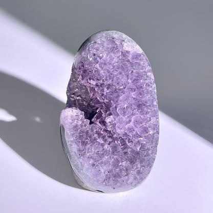 A123◇１点物◇アメジスト　クリスター◇100×63×48mm◇天然石・鉱物・パワーストーン
