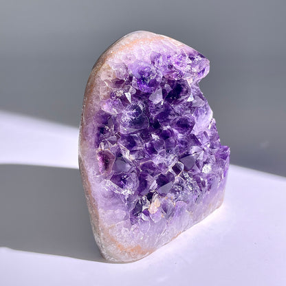 A134◇１点物◇アメジスト　クリスター◇109×90×30mm◇天然石・鉱物・パワーストーン