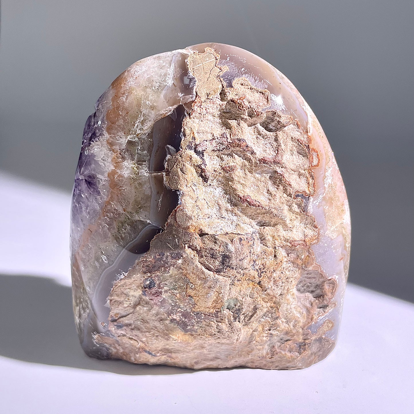 A134◇１点物◇アメジスト　クリスター◇109×90×30mm◇天然石・鉱物・パワーストーン