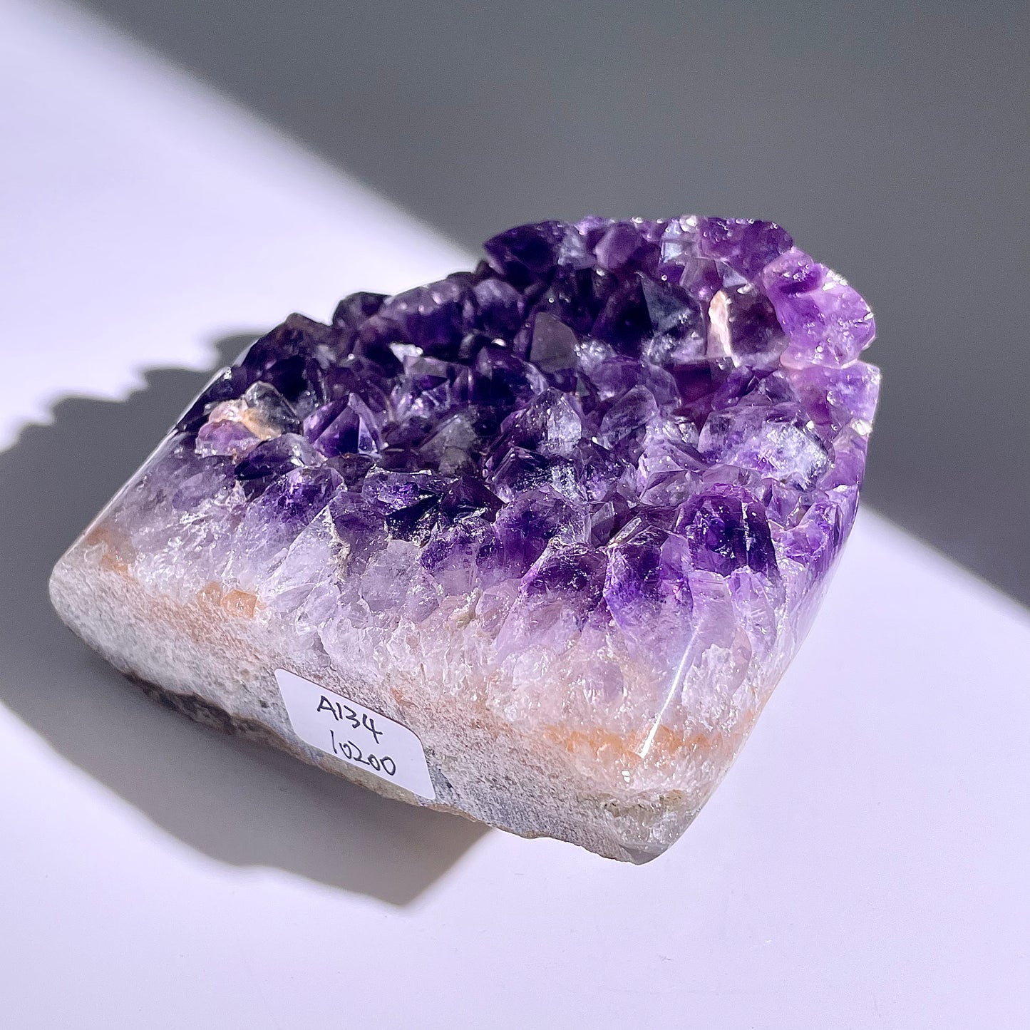 A134◇１点物◇アメジスト　クリスター◇109×90×30mm◇天然石・鉱物・パワーストーン