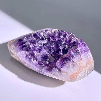 A134◇１点物◇アメジスト　クリスター◇109×90×30mm◇天然石・鉱物・パワーストーン