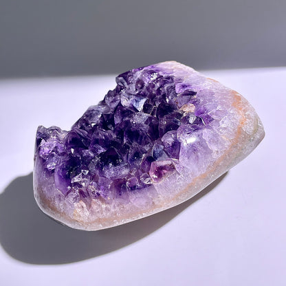 A134◇１点物◇アメジスト　クリスター◇109×90×30mm◇天然石・鉱物・パワーストーン