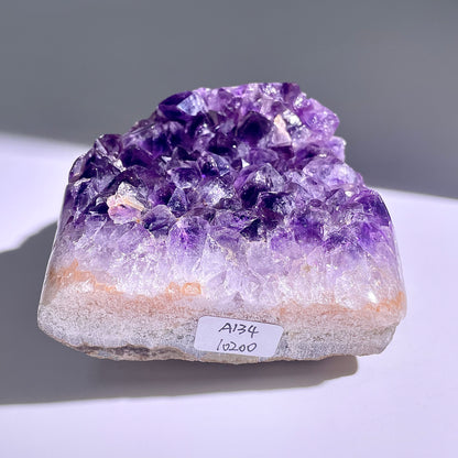 A134◇１点物◇アメジスト　クリスター◇109×90×30mm◇天然石・鉱物・パワーストーン