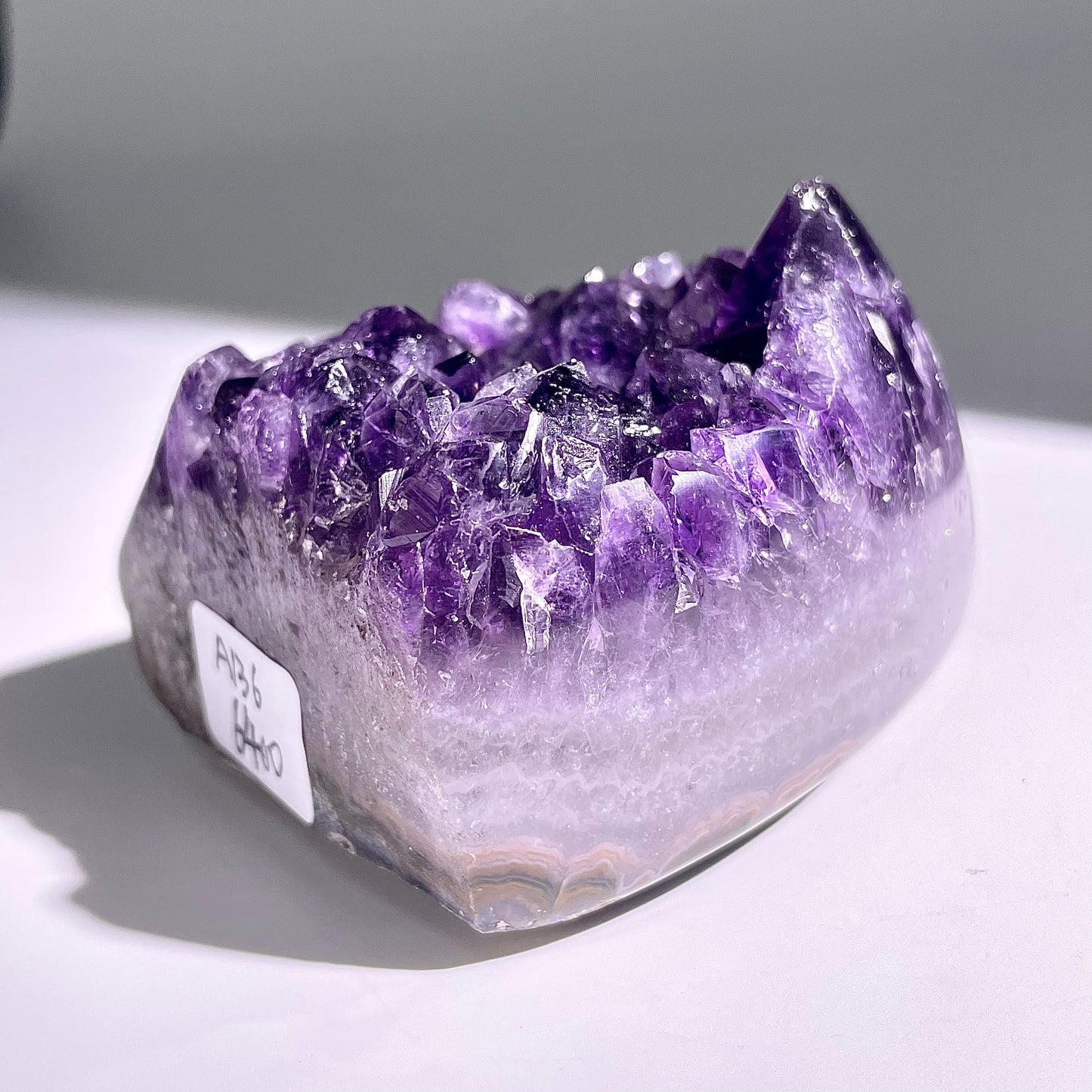 A136◇１点物◇アメジスト　クリスター◇75×60×36mm◇天然石・鉱物・パワーストーン