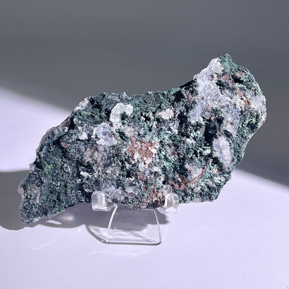 A137◇１点物◇瑪瑙とアメジスト共生◇141×63×21mm◇天然石・鉱物・パワーストーン