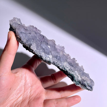 A137◇１点物◇瑪瑙とアメジスト共生◇141×63×21mm◇天然石・鉱物・パワーストーン