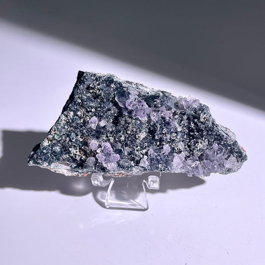A138◇１点物◇瑪瑙とアメジスト共生◇91×46×17mm◇天然石・鉱物・パワーストーン