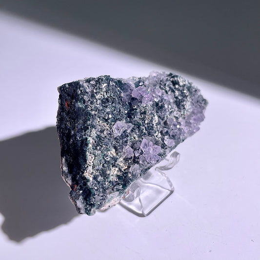 A138◇１点物◇瑪瑙とアメジスト共生◇91×46×17mm◇天然石・鉱物・パワーストーン