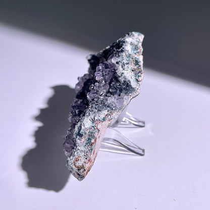 A138◇１点物◇瑪瑙とアメジスト共生◇91×46×17mm◇天然石・鉱物・パワーストーン