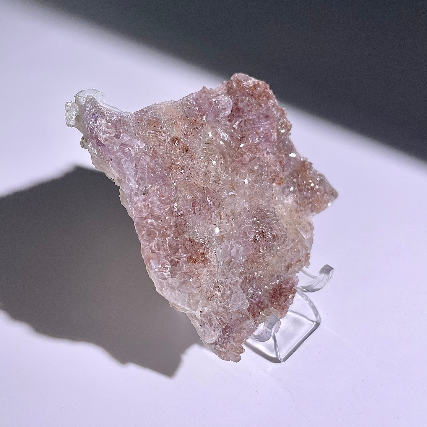 A140◇１点物◇瑪瑙とアメジスト共生◇72×74×14mm◇天然石・鉱物・パワーストーン