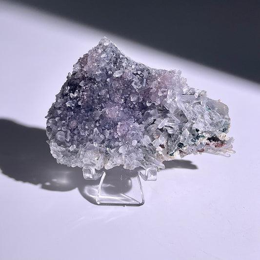 A141◇１点物◇瑪瑙とアメジスト共生◇80×53×20mm◇天然石・鉱物・パワーストーン