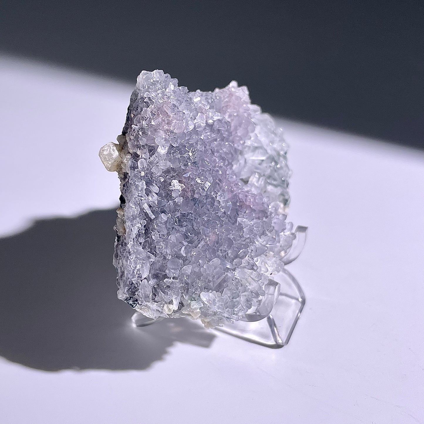 A141◇１点物◇瑪瑙とアメジスト共生◇80×53×20mm◇天然石・鉱物・パワーストーン