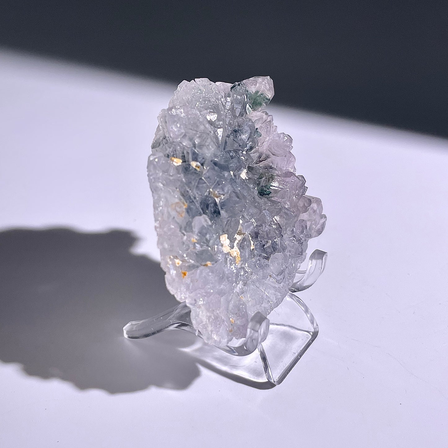 A145◇１点物◇瑪瑙とアメジスト共生◇58×47×11mm◇天然石・鉱物・パワーストーン
