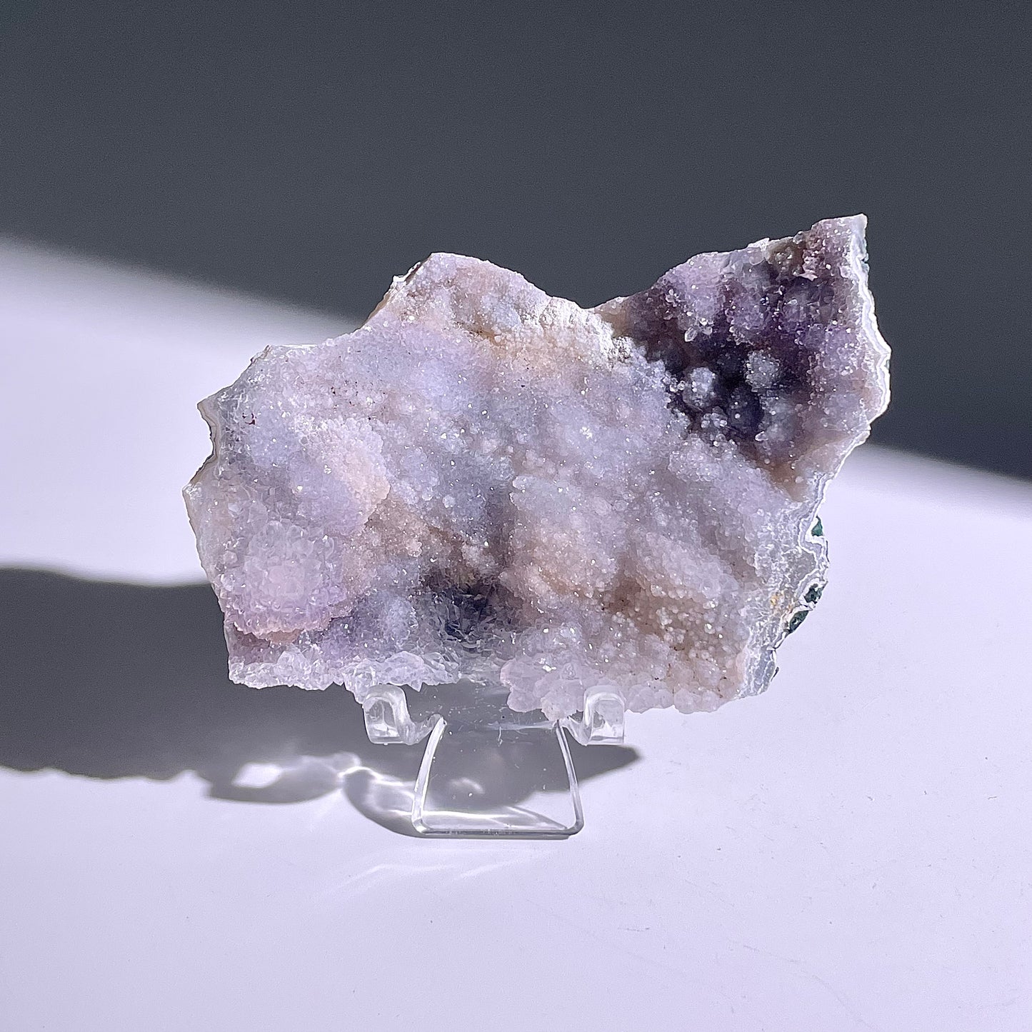 A146◇１点物◇瑪瑙とアメジスト共生◇78×53×10mm◇天然石・鉱物・パワーストーン