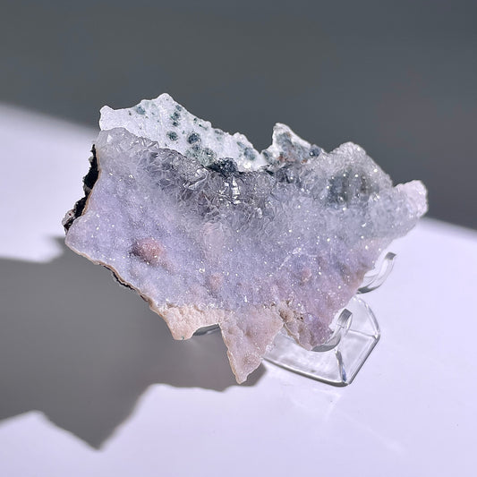 A147◇１点物◇瑪瑙とアメジスト共生◇149×83×20mm◇天然石・鉱物・パワーストーン