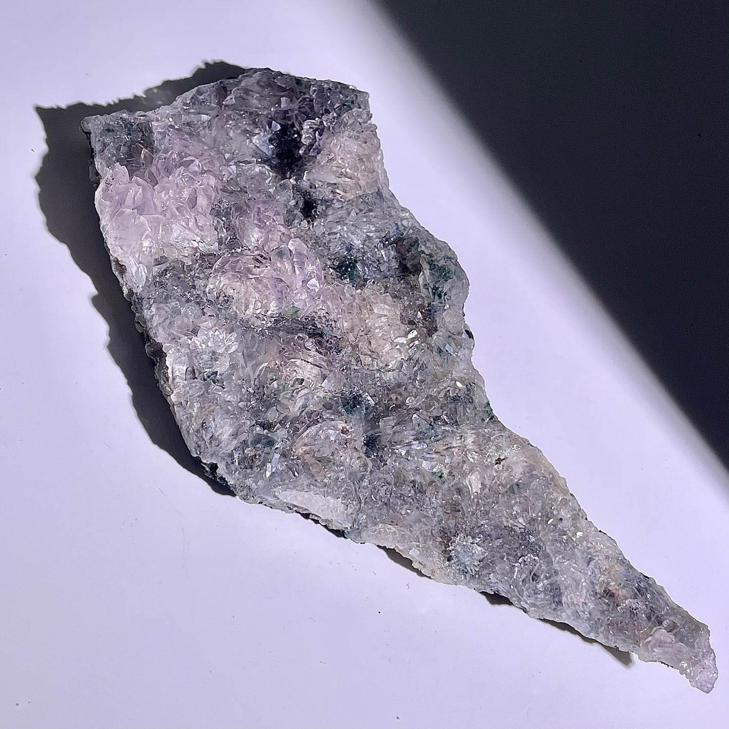 A149◇１点物◇瑪瑙とアメジスト共生◇155×68×17mm◇天然石・鉱物・パワーストーン