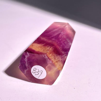 B39◇１点物◇フローライト ピラー◇78×23×22mm◇天然石・鉱物・パワーストーン