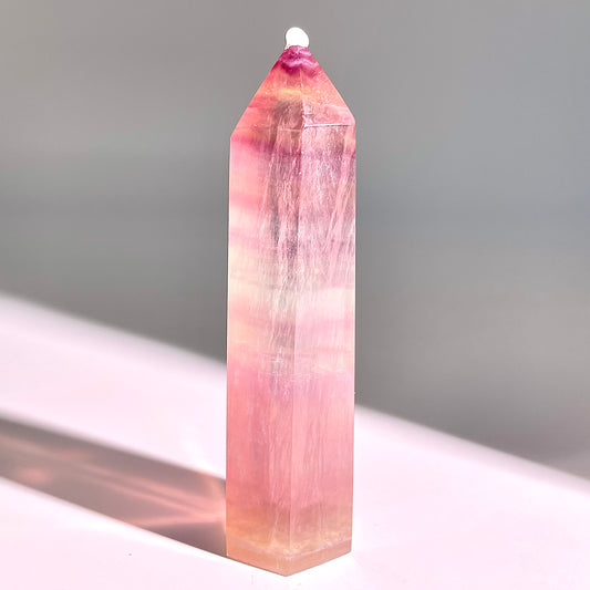 B42◇１点物◇フローライト ピラー◇100×25×26mm◇天然石・鉱物・パワーストーン