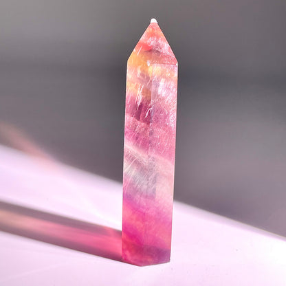 B44◇１点物◇フローライト ピラー◇104×22×26mm◇天然石・鉱物・パワーストーン