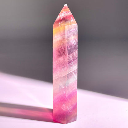 B44◇１点物◇フローライト ピラー◇104×22×26mm◇天然石・鉱物・パワーストーン