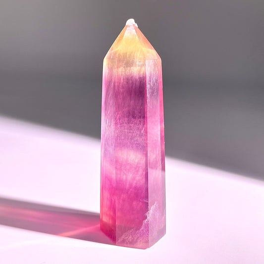 B46◇１点物◇フローライト ピラー◇82×22×23mm◇天然石・鉱物・パワーストーン