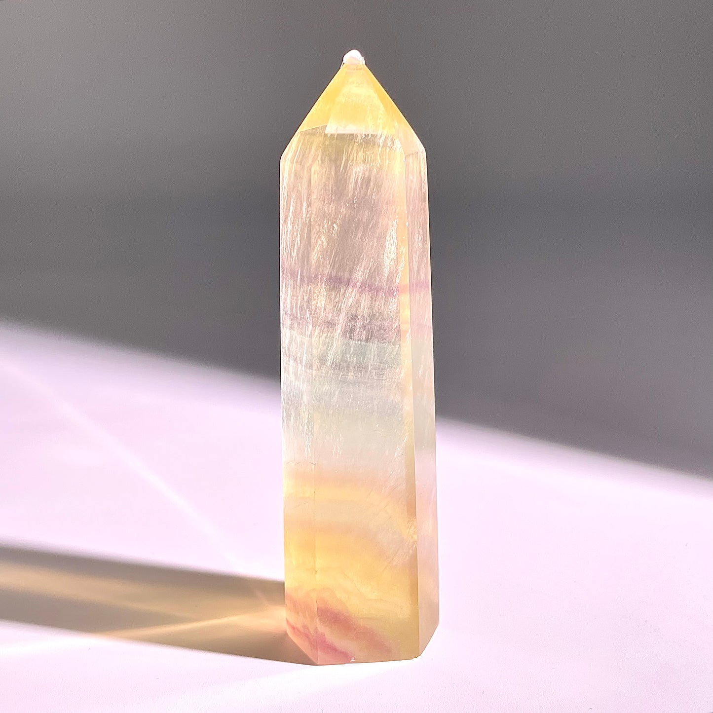 B48◇１点物◇フローライト ピラー◇97×26×21mm◇天然石・鉱物・パワーストーン