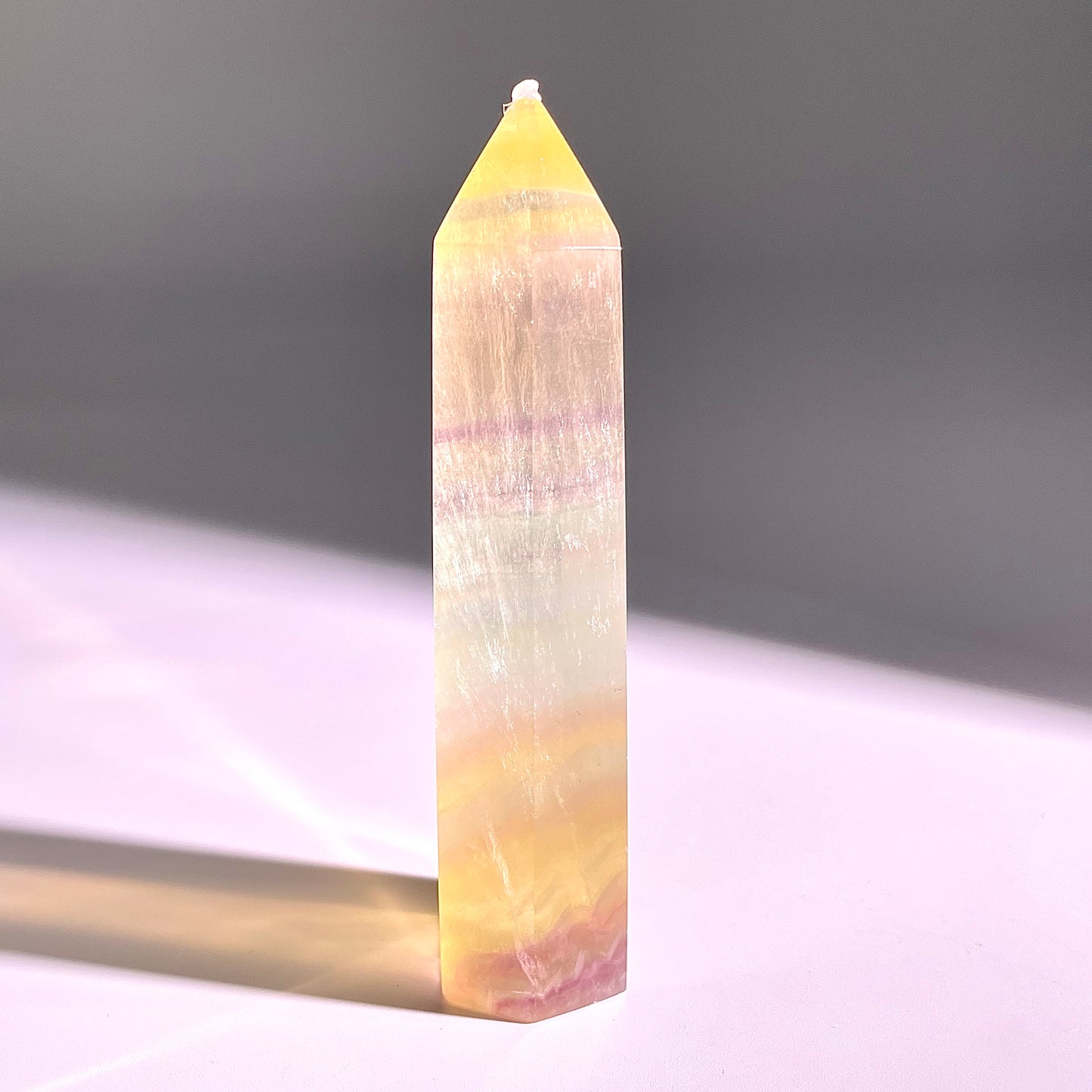 B48◇１点物◇フローライト ピラー◇97×26×21mm◇天然石・鉱物・パワーストーン