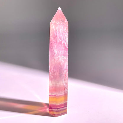 B50◇１点物◇フローライト ピラー◇113×22×20mm◇天然石・鉱物・パワーストーン