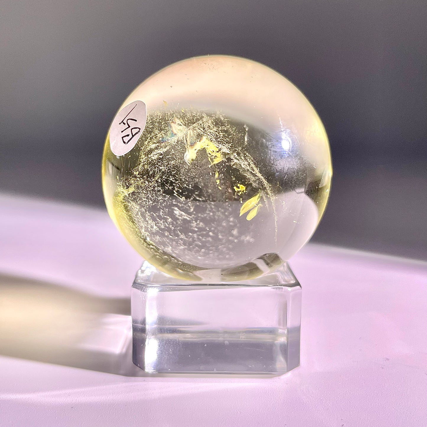 B51◇１点物◇シトリン ボール◇42×42×42mm◇天然石・鉱物・パワーストーン