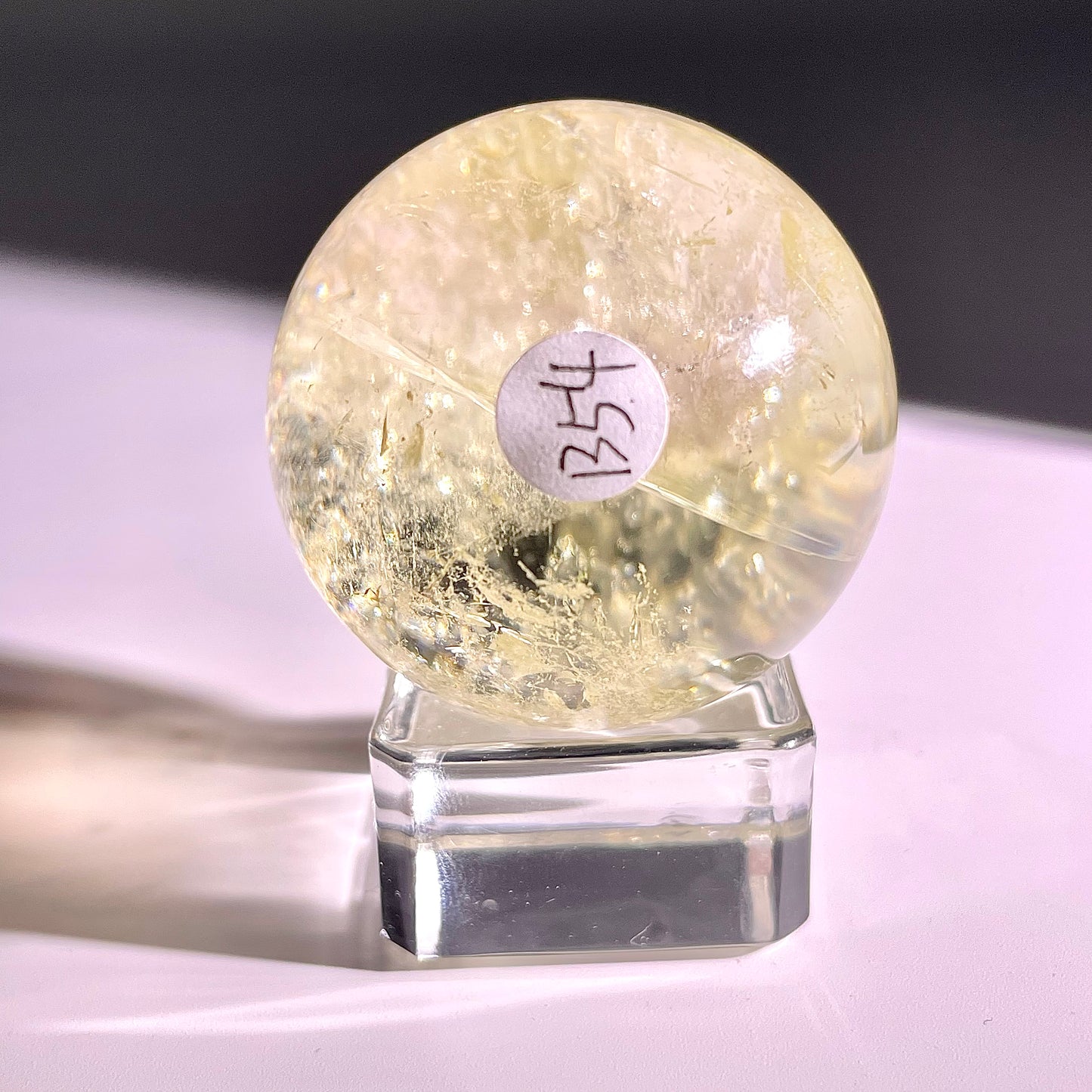 B54◇１点物◇シトリン ボール◇42×42×42mm◇天然石・鉱物・パワーストーン