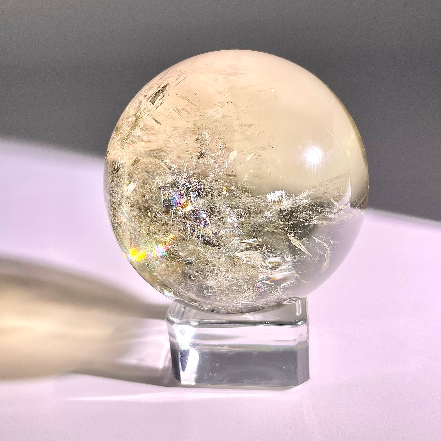 B55◇１点物◇シトリン ボール◇54×54×54mm◇天然石・鉱物・パワーストーン