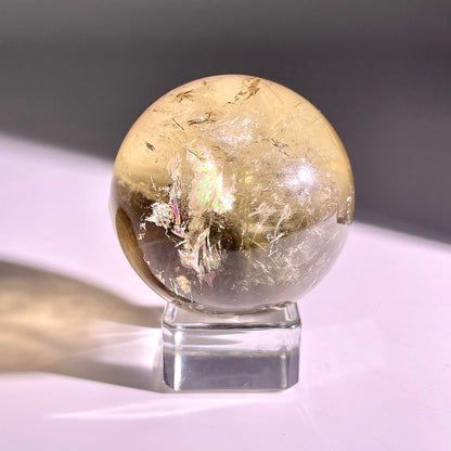 B57◇１点物◇シトリン ボール◇52×52×52mm◇天然石・鉱物・パワーストーン