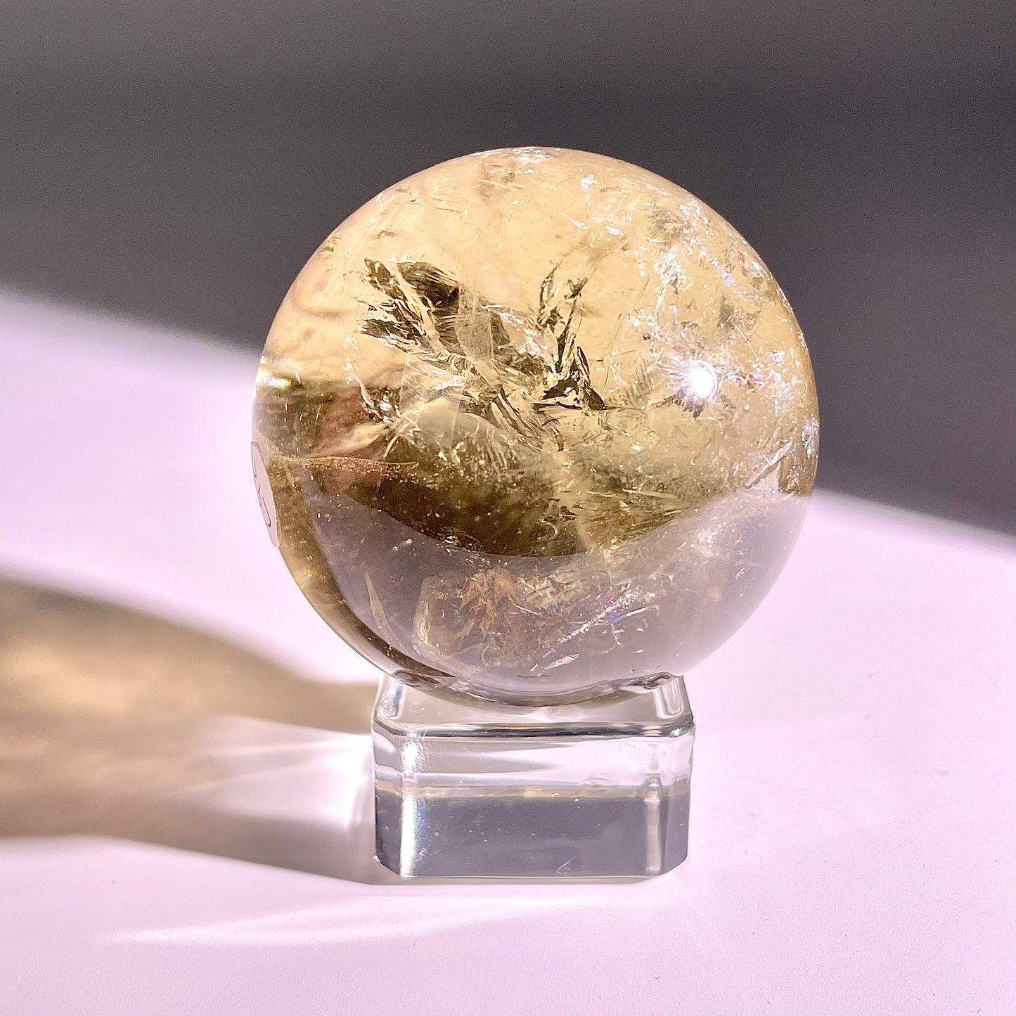B57◇１点物◇シトリン ボール◇52×52×52mm◇天然石・鉱物・パワーストーン