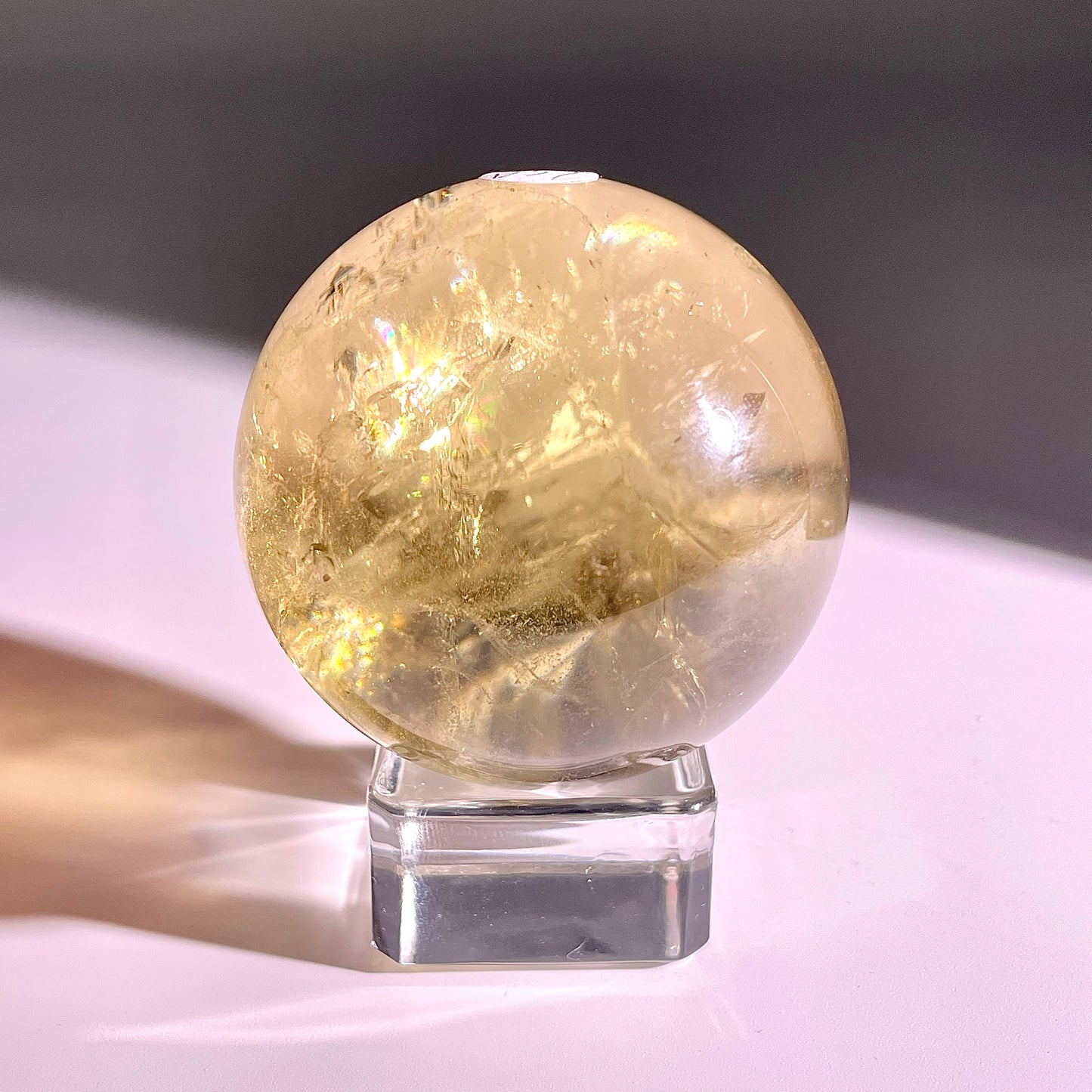 B57◇１点物◇シトリン ボール◇52×52×52mm◇天然石・鉱物・パワーストーン