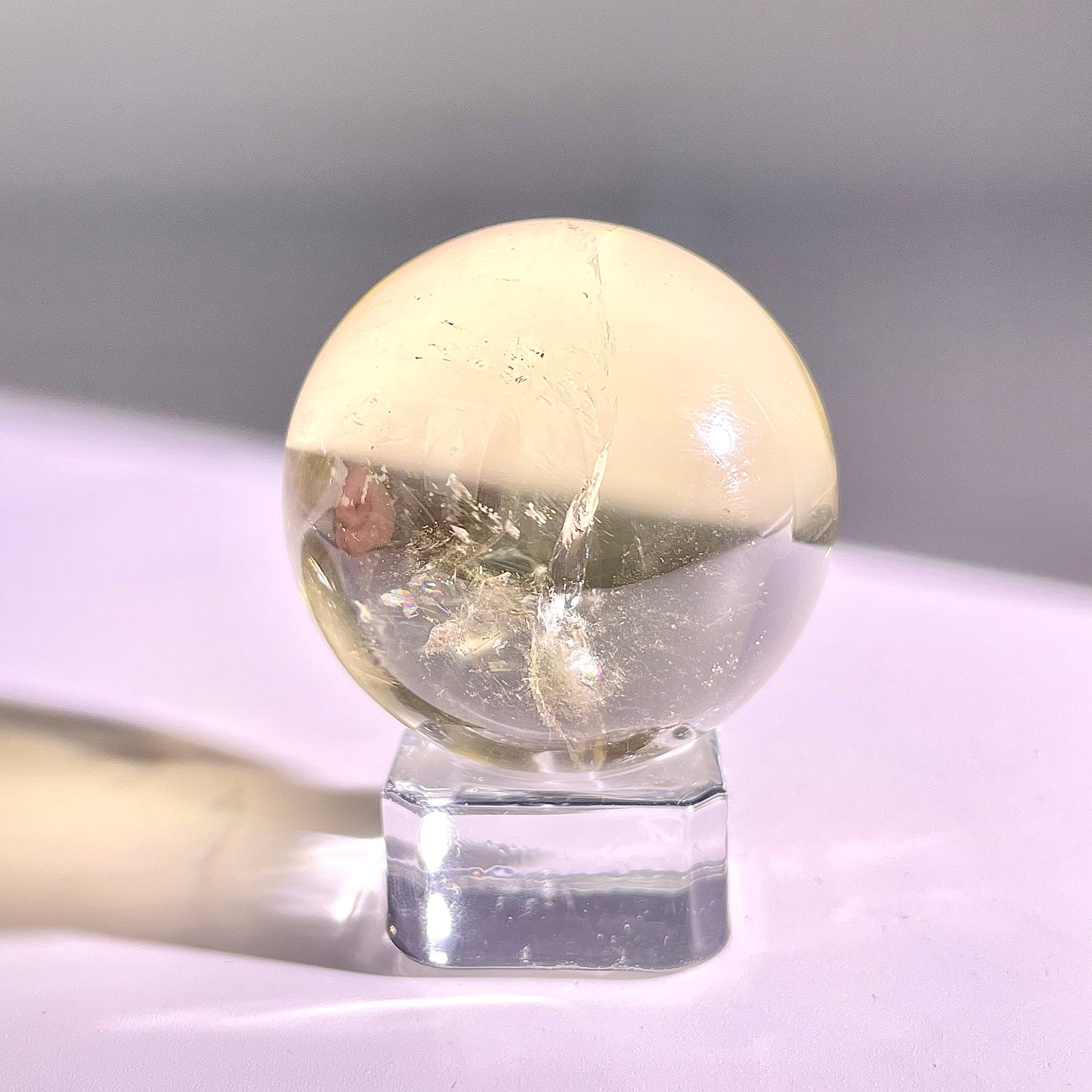B58◇１点物◇シトリン ボール◇40×40×40mm◇天然石・鉱物・パワーストーン