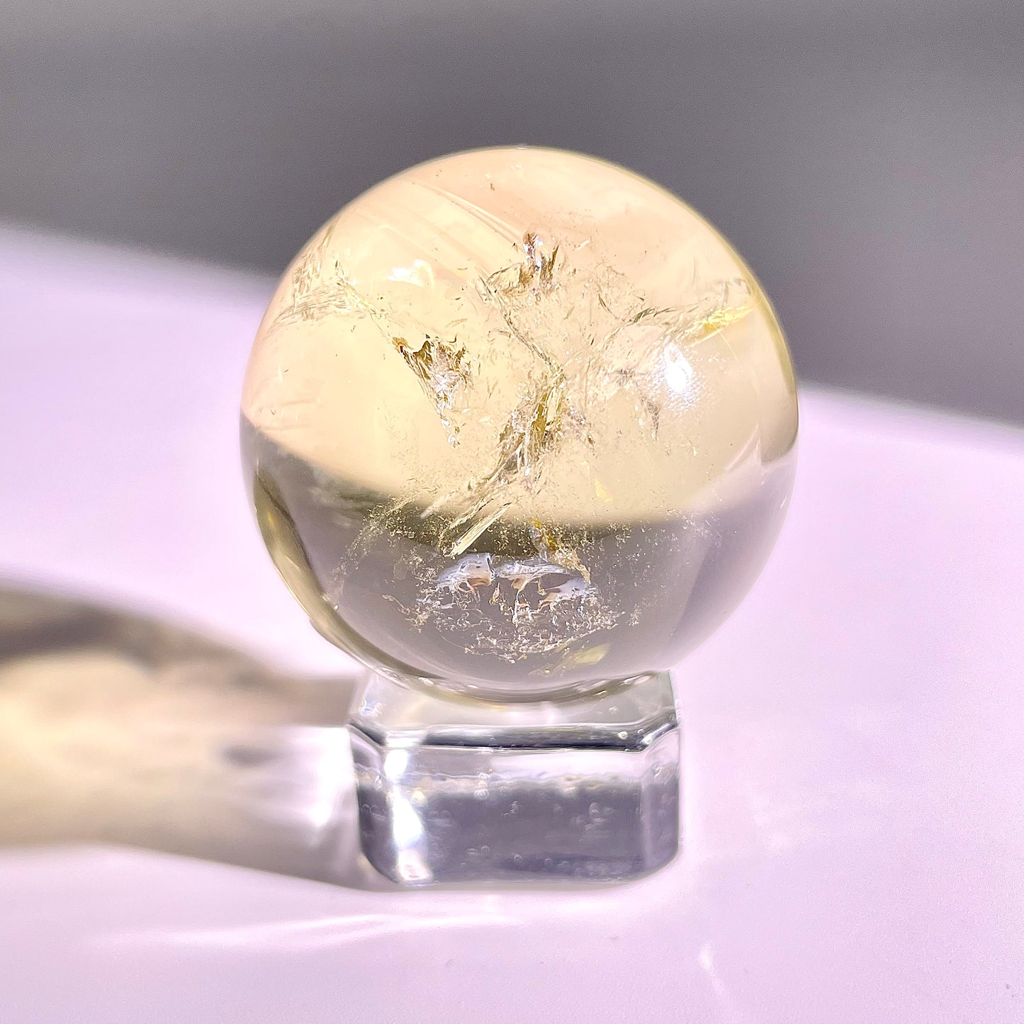 B58◇１点物◇シトリン ボール◇40×40×40mm◇天然石・鉱物・パワーストーン