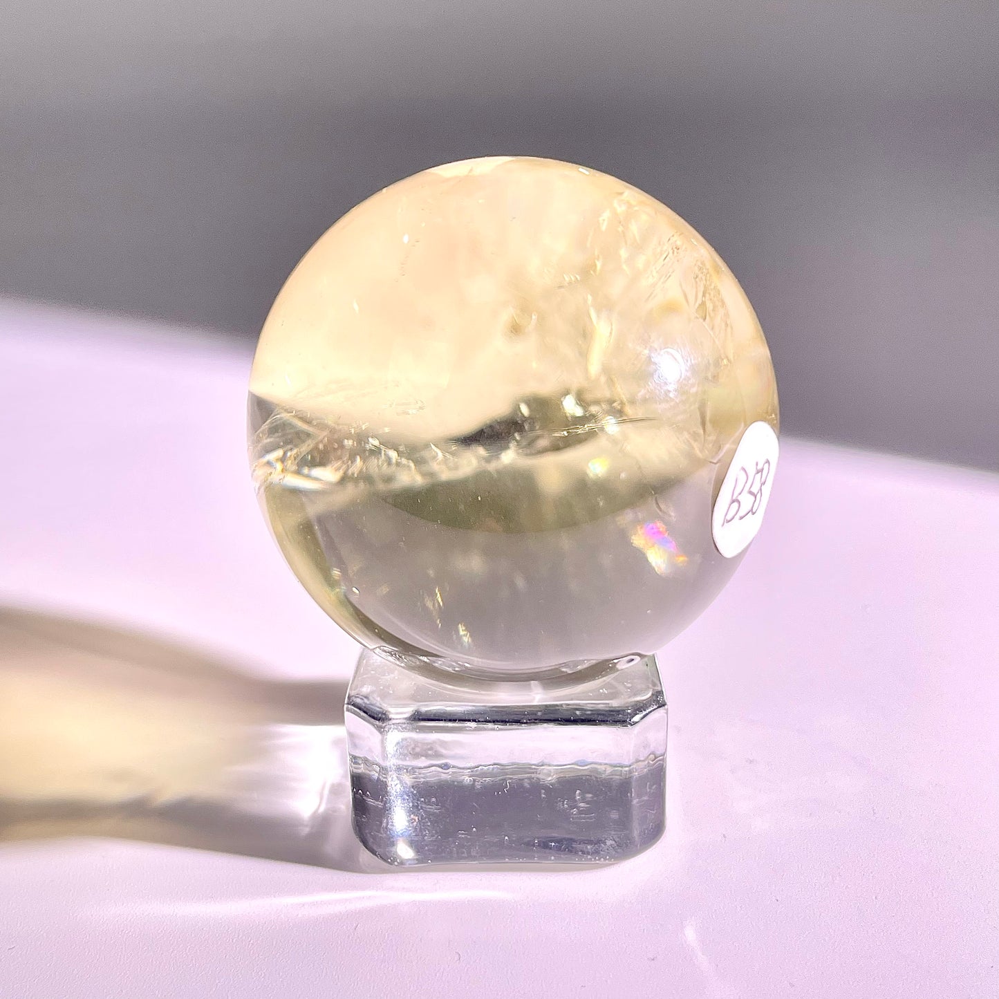 B58◇１点物◇シトリン ボール◇40×40×40mm◇天然石・鉱物・パワーストーン
