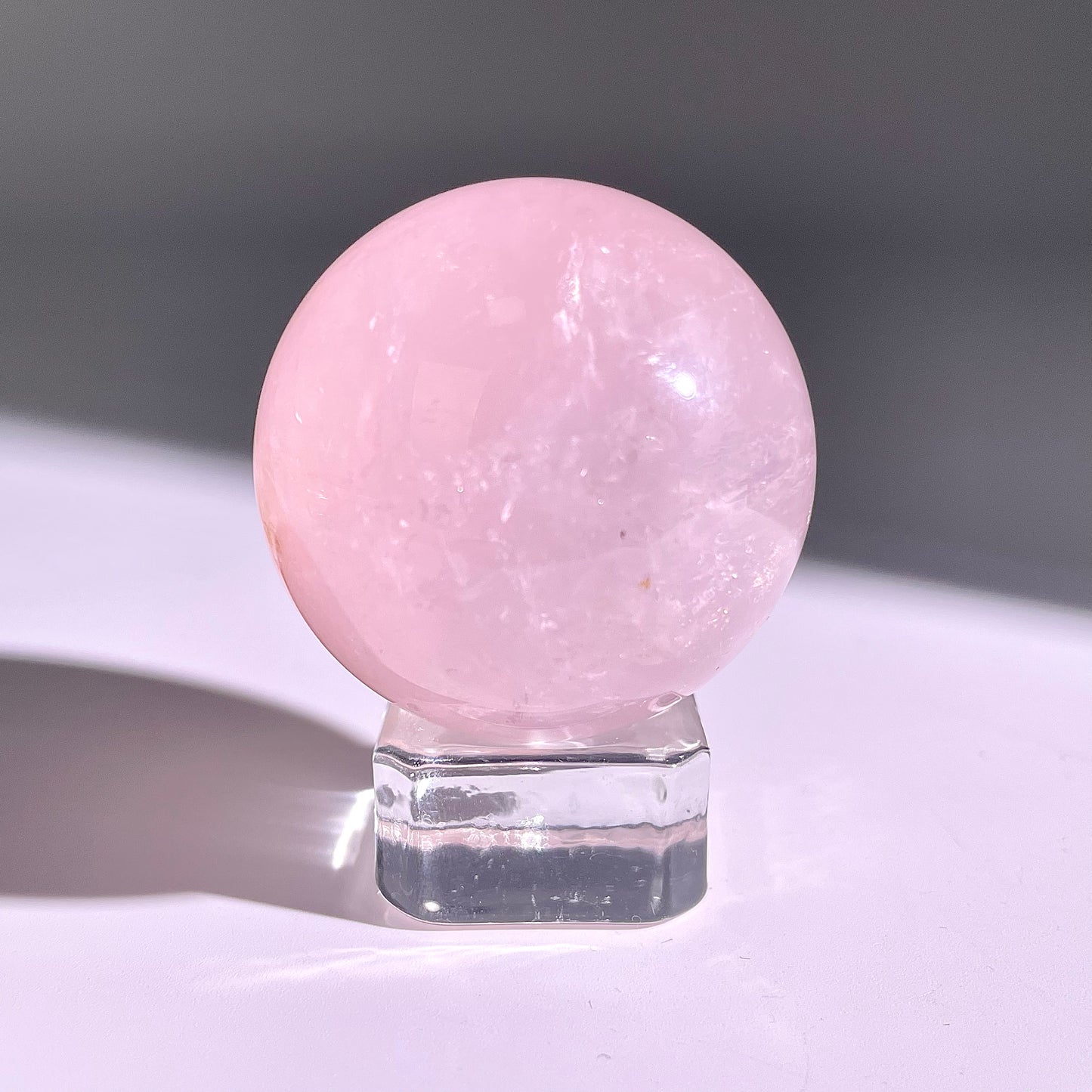 B72◇１点物◇ローズクォーツ ボール◇41×41×41mm◇天然石・鉱物・パワーストーン