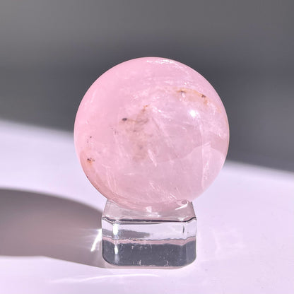 B72◇１点物◇ローズクォーツ ボール◇41×41×41mm◇天然石・鉱物・パワーストーン