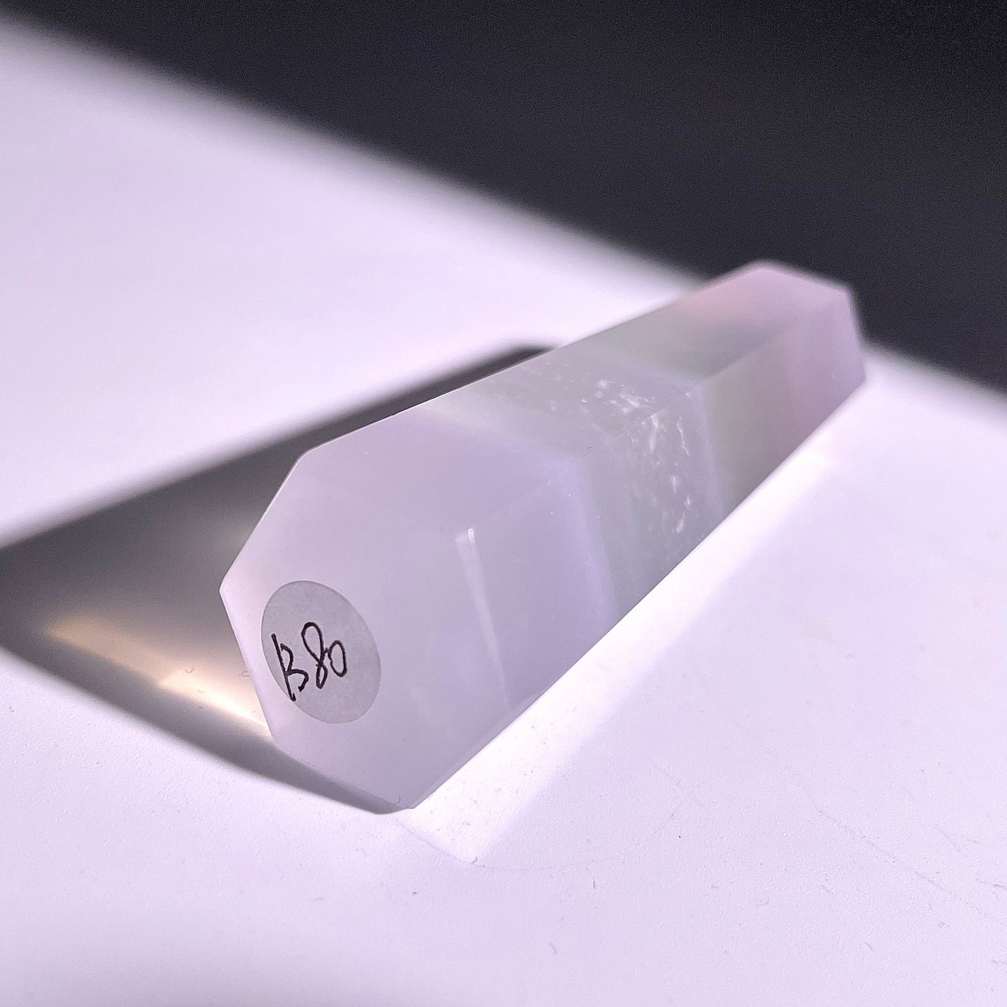 B80◇１点物◇フローライト ピラー◇86×20×23mm天然石・鉱物・パワーストーン